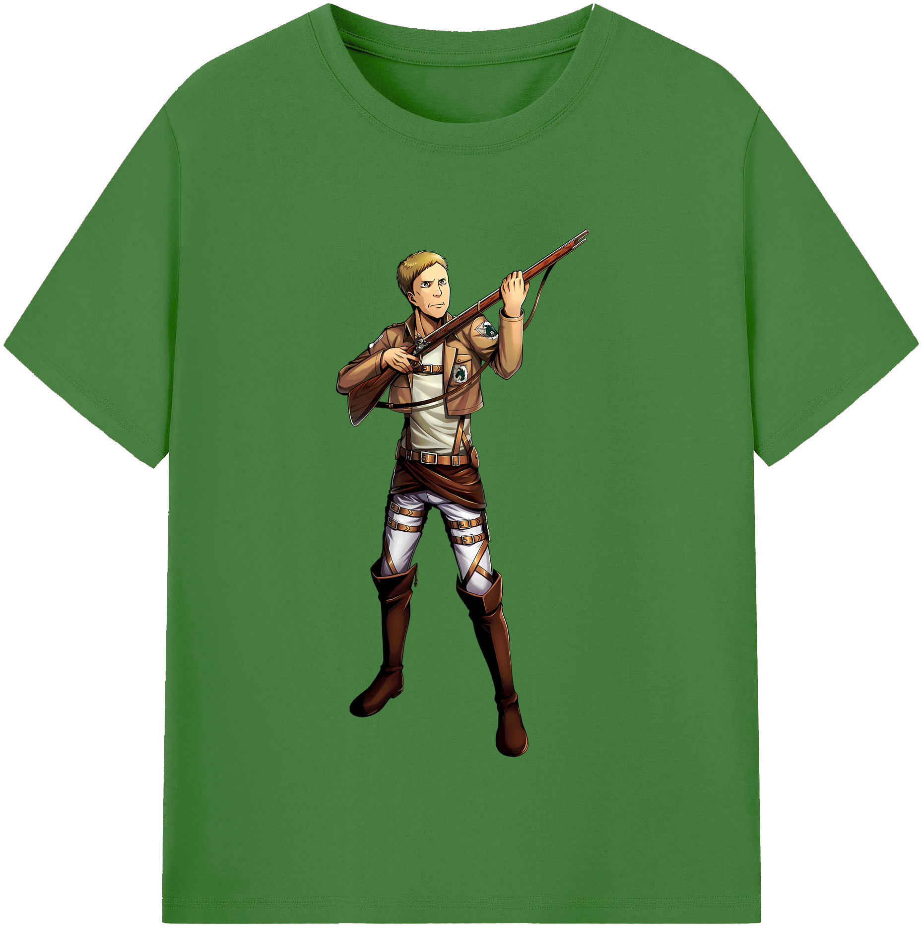 （画像用） 進撃の巨人 Attack on Titan レディースカジュアルプリントTシャツ（綿100％）